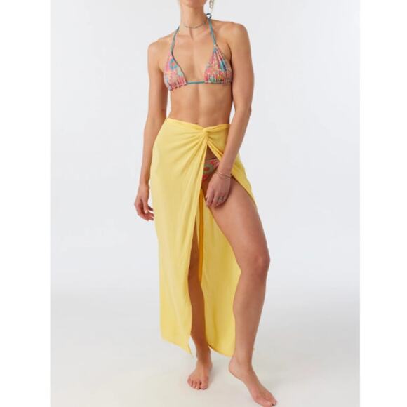 NEW O’NEILL Saltwater Solids Hanalei Cover Up Maxi Skirt Size M - Picture 9 of 10